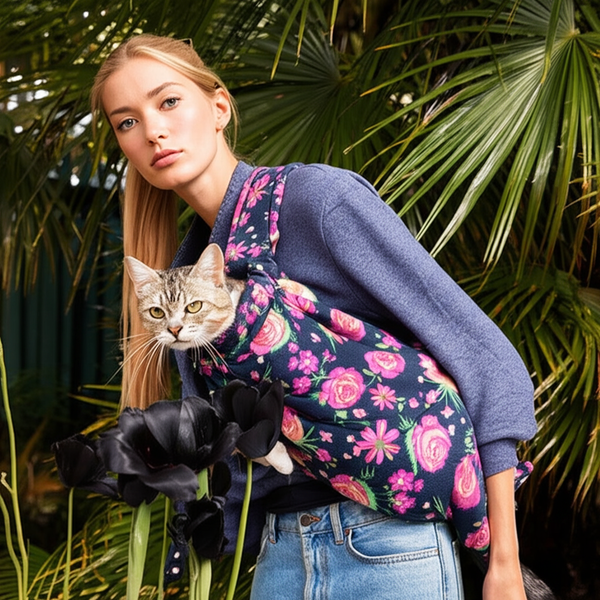 SnuggleBond™ – The Ultimate Hands-Free Pet Bonding Sling